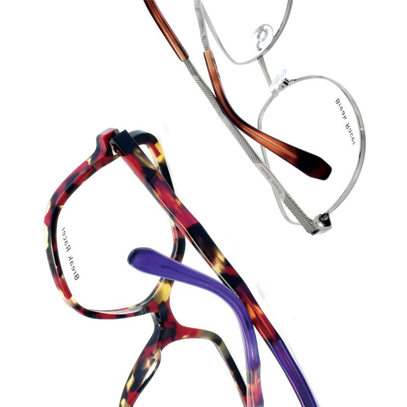 Hvilke typer glasrammer ser du oftest?